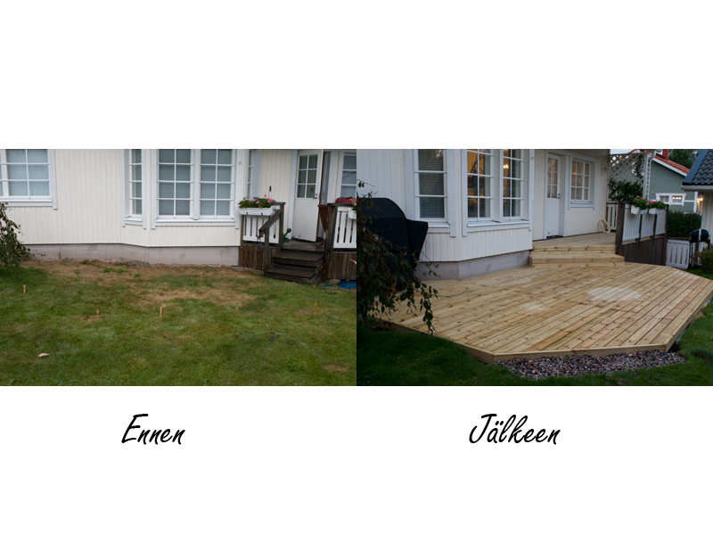 Terassi beforeafter.jpg - pakollinen before-after kuva... eiks kaikissa pientä pintaremonttia -ohjelmissa ole tämmönen...